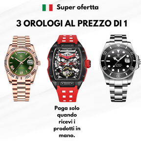 [COMPRI 1 PRENDI 3] Pagani Design London Rose Gold, Birmingham Red, Veraci Black